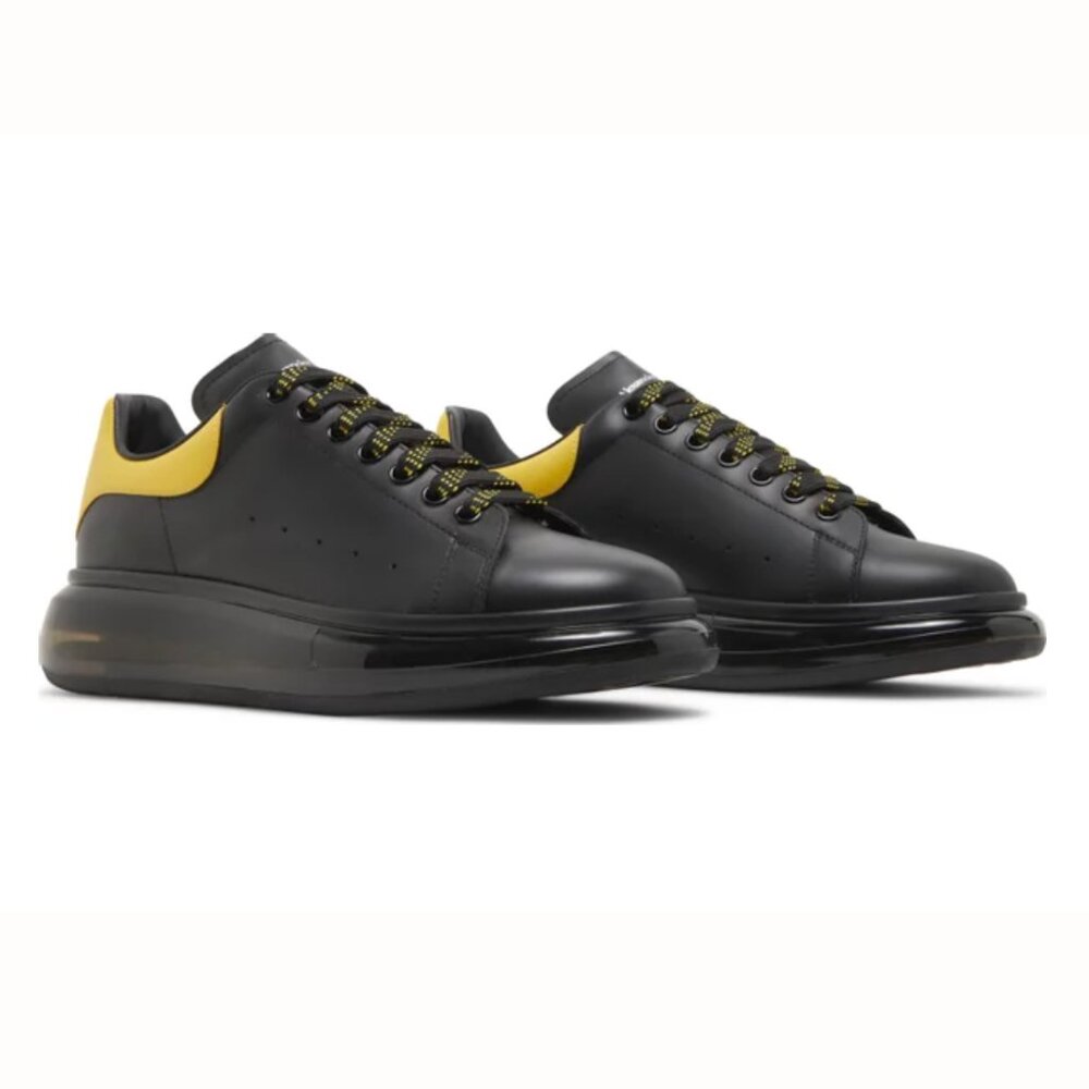 Alexander McQueen Men's Oversized Sneakers in Yellow/Black, Mens, 45